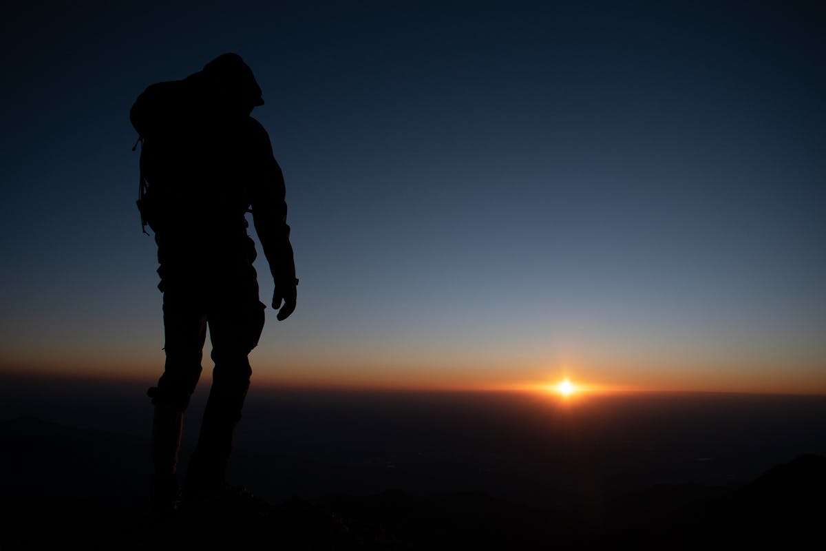 An image of a climber atop Pikes Peak, "A Peak Into the Void," was taken by photographer and student Tomas Michelangeli '28, who won both 1st and 2nd place in the State of the Rockies 2025 photo contest. The nearly 50 student photo entries were anonymously chosen by a panel of judges.